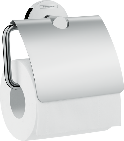 hansgrohe Logis Universal Papierrollenhalter mit Deckel (chrom)