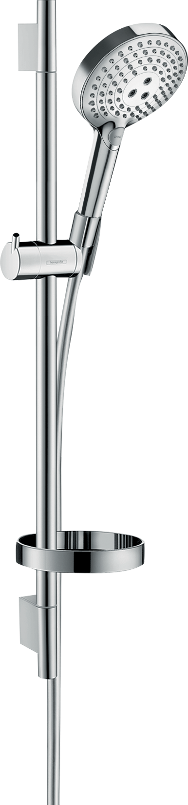 Hansgrohe Raindance Select S 120 3jet PowderRain Brauseset mit Unica S Puro Brausestange 650 mm (chrom)