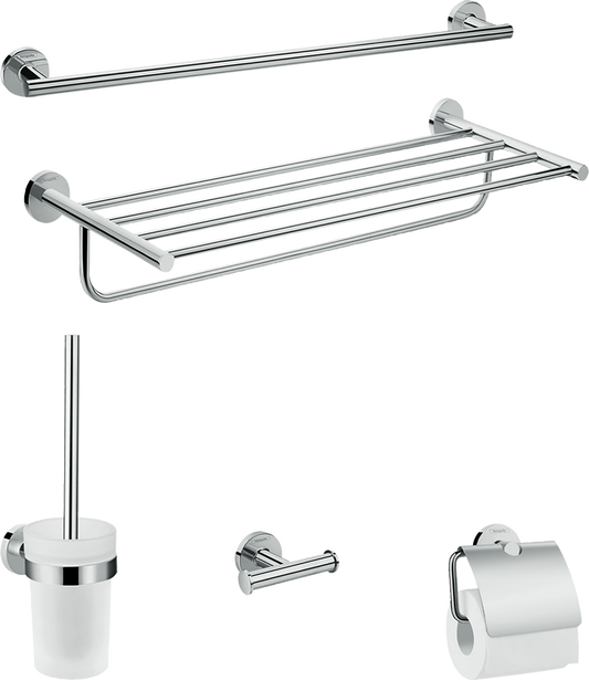 Hansgrohe Logis Universal Bad-Accessoire-Set, 5-teilig (chrom)