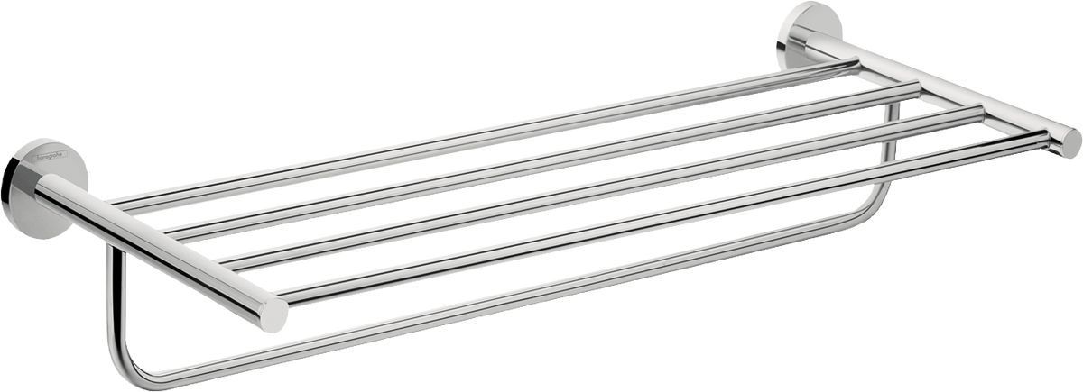 hansgrohe Logis Universal Handtuchablage mit Badetuchhalter 600 mm (chrom)