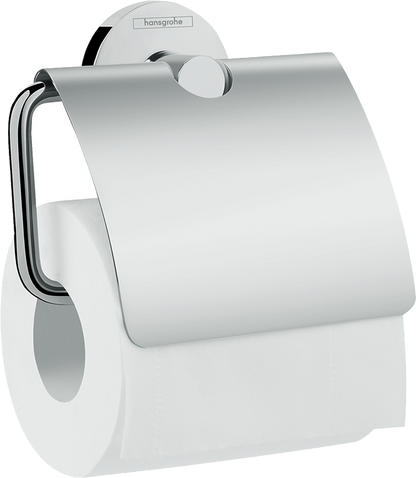 hansgrohe Logis Universal Papierrollenhalter mit Deckel (chrom)