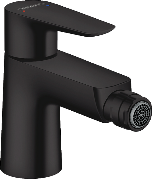 Hansgrohe Talis E Bidetmischer mit Ablaufgarnitur (mattschwarz)