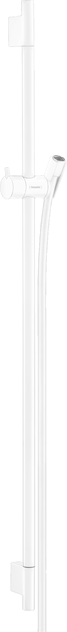 Hansgrohe Unica S Puro Brausestange 900 mm mit Brauseschlauch 1600 mm (mattweiß)