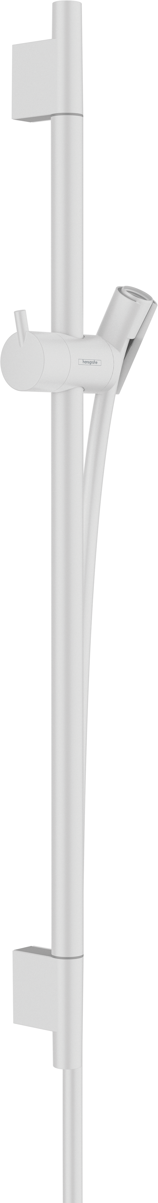 Hansgrohe Unica S Puro Brausestange 650 mm mit Brauseschlauch 1600 mm (mattweiß)