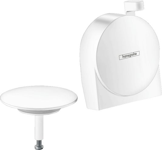 Hansgrohe Exafill S Ein-, Ab- und Überlaufgarnitur, Fertigset (mattweiß)