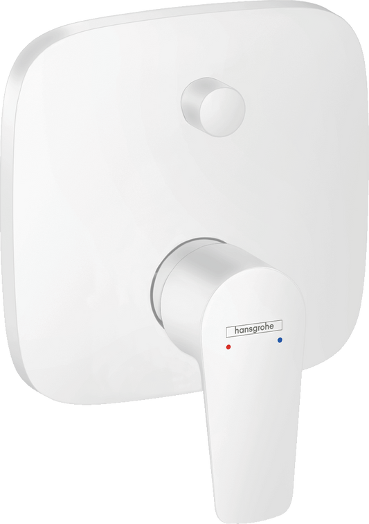 Hansgrohe Talis E Wannenmischer Unterputz, Fertigset für 2 Verbraucher (mattweiß)