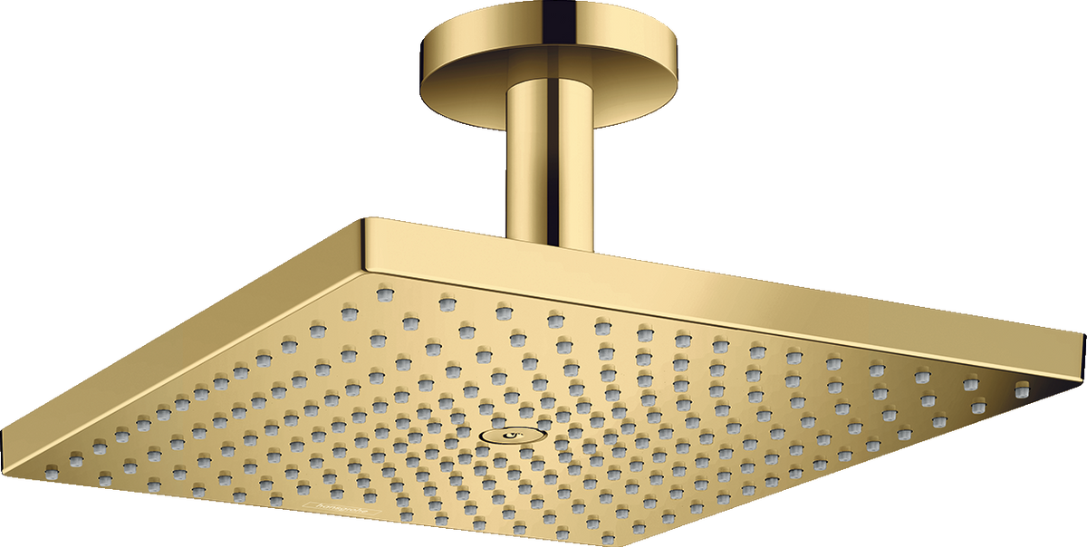 Hansgrohe Raindance E Kopfbrause 300 1jet mit Deckenanschluss 158 mm (polished gold optic)