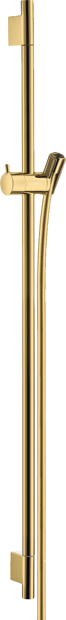 Hansgrohe Unica S Puro Brausestange 900 mm mit Brauseschlauch 1600 mm (polished gold optic)