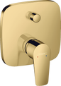 Hansgrohe Talis E Wannenmischer Unterputz, Fertigset (polished gold optic)