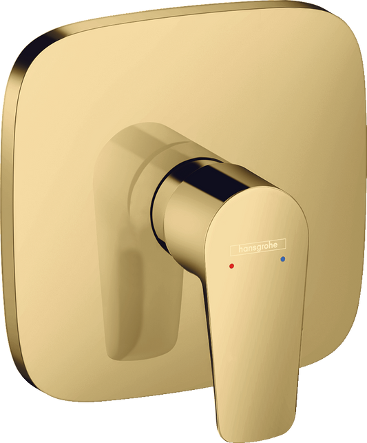 Hansgrohe Talis E Brausenmischer Unterputz, Fertigset für 1 Verbraucher (polished gold optic)