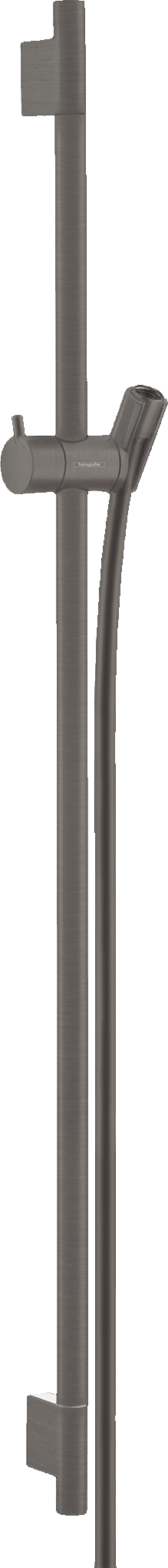 Hansgrohe Unica S Puro Brausestange 900 mm mit Brauseschlauch 1600 mm (brushed black chrome)