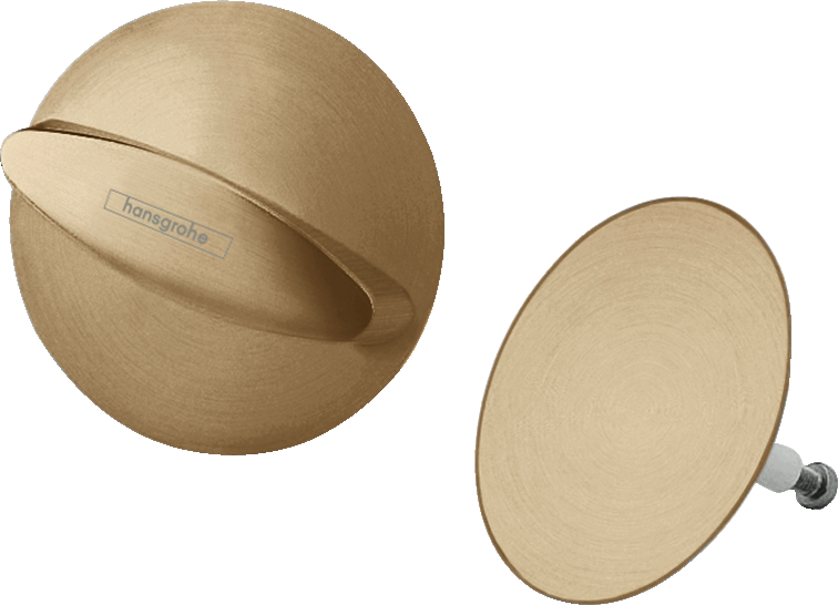 hansgrohe Flexaplus Fertigset für Ab- und Überlaufgarnitur (Brushed Bronze)