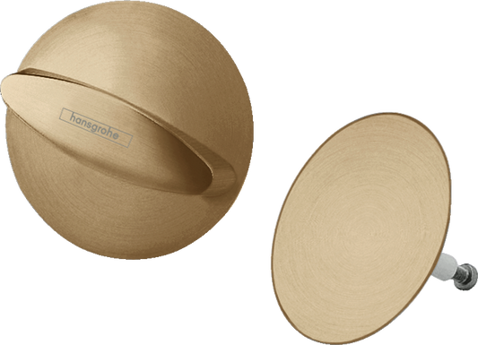 hansgrohe Flexaplus Fertigset für Ab- und Überlaufgarnitur (Brushed Bronze)