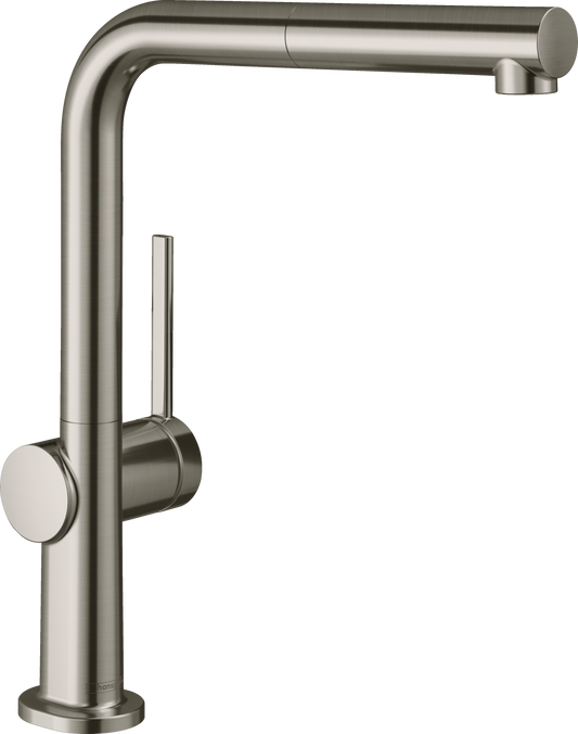 Hansgrohe Talis M54 Spültischmischer 270 mit Ausziehauslauf 1jet und sBox (Edelstahl Optik)