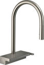 Hansgrohe Aquno Select M81 Spültischmischer 170 mit Ausziehbrause 3jet und sBox (Edelstahl Optik)