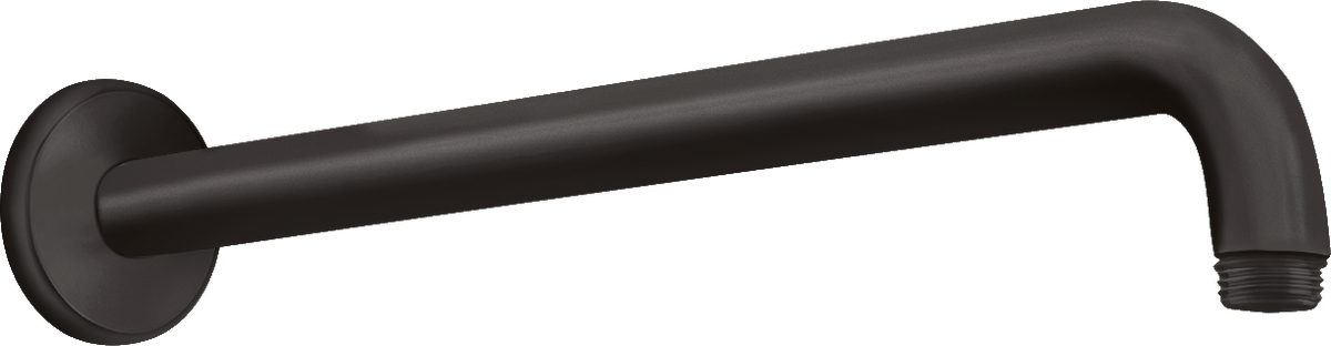 Hansgrohe Brausearm DN15, 389 mm, 90 Grad (mattschwarz)