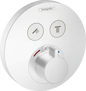Hansgrohe ShowerSelect S Thermostat Unterputz, Fertigset für 2 Verbraucher (mattweiß)