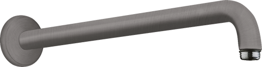 Hansgrohe Brausearm 389 mm, 90 Grad, ohne Kugelgelenk (brushed black chrome)