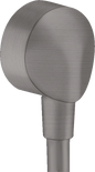 hansgrohe Fixfit Schlauchanschluss DN15 (Brushed Black Chrome)