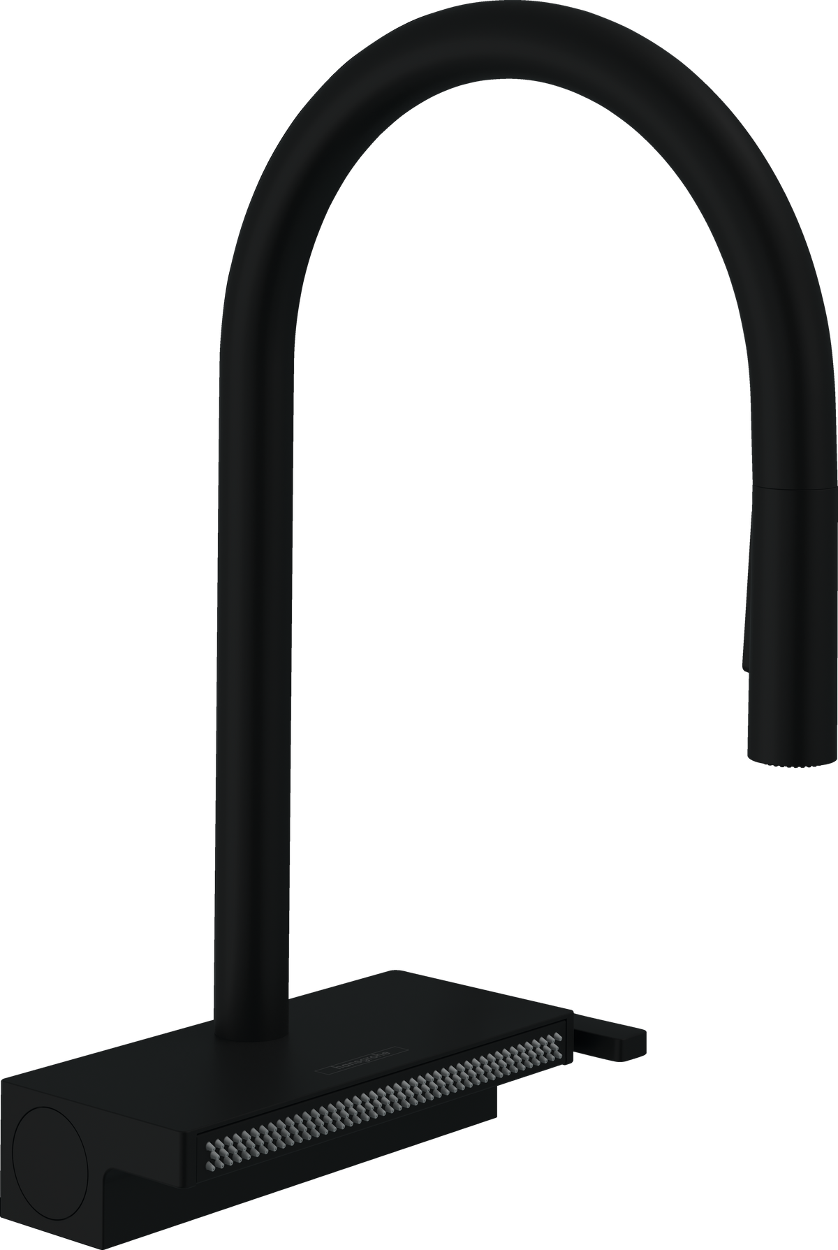 Hansgrohe Aquno Select M81 Spültischmischer 170 mit Ausziehbrause 3jet und sBox (mattschwarz)