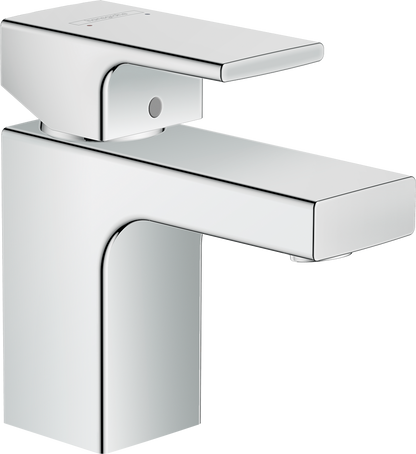 Hansgrohe Vernis Shape Waschtischmischer 70 mit Zugstangen-Ablaufgarnitur aus Metall (chrom)