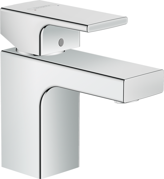 Hansgrohe Vernis Shape Waschtischmischer 70 mit Zugstangen-Ablaufgarnitur aus Metall (chrom)