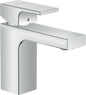 Hansgrohe Vernis Shape Waschtischmischer 100 mit Zugstangen-Ablaufgarnitur aus Metall (chrom)