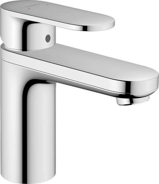 Hansgrohe Vernis Blend Waschtischmischer 100 mit isolierter Wasserführung und Zugstangen-Ablaufgarnitur (chrom)