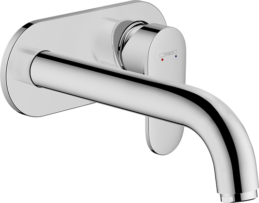Hansgrohe Vernis Blend 2-Loch-Waschtischmischer Unterputz, Fertigset, Ausladung 207 mm (chrom)
