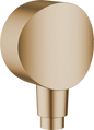 hansgrohe Fixfit S Schlauchanschluss DN15 mit Rückflussverhinderer (Brushed Bronze)