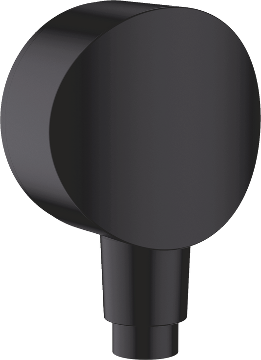 hansgrohe Fixfit S Schlauchanschluss DN 15 mit Rückflussverhinderer (mattschwarz)