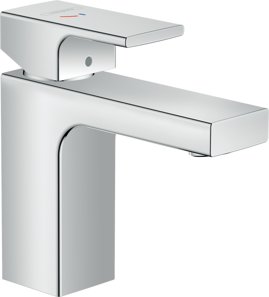 Hansgrohe Vernis Shape Waschtischmischer 100 CoolStart mit Zugstangen-Ablaufgarnitur (chrom)