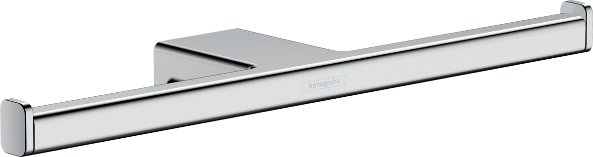 hansgrohe AddStoris Doppel-Papierrollenhalter ohne Deckel (chrom)