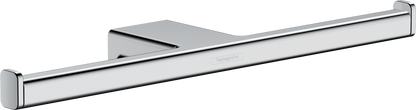 hansgrohe AddStoris Doppel-Papierrollenhalter ohne Deckel (chrom)