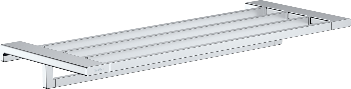 Hansgrohe AddStoris Handtuchablage mit Handtuchhalter, 648 mm (chrom)