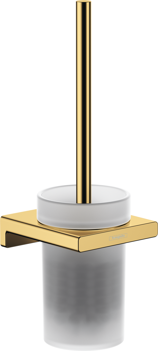 hansgrohe AddStoris WC-Bürstenhalter, Wandmontage (Polished Gold Optic)