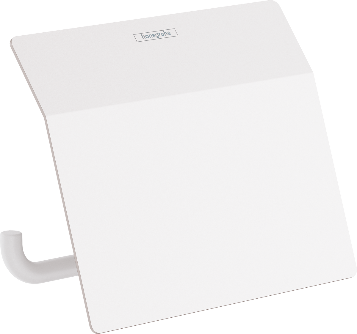 hansgrohe AddStoris Papierrollenhalter mit Deckel (mattweiß)