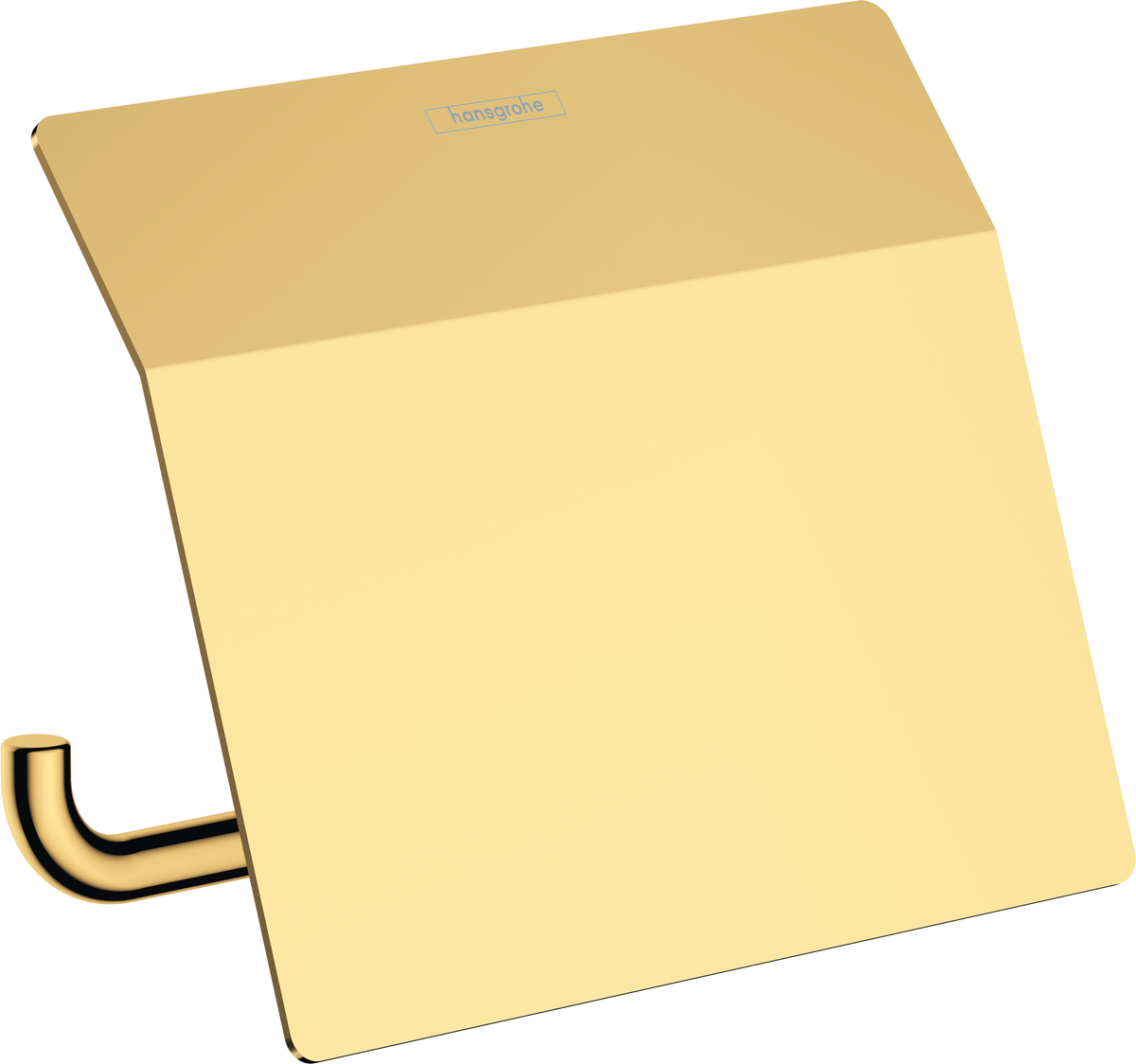 Hansgrohe AddStoris Papierrollenhalter mit Deckel (Polished Gold Optic)