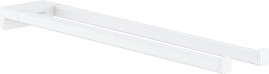 hansgrohe AddStoris Handtuchhalter zweiarmig 445 mm (mattweiß)