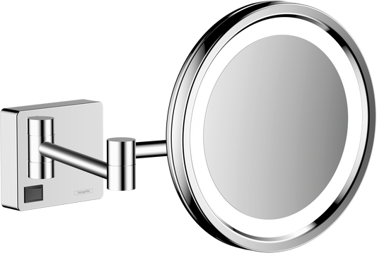 Hansgrohe AddStoris Rasierspiegel mit LED-Licht (chrom)