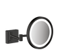 Hansgrohe AddStoris Rasierspiegel mit LED-Licht (mattschwarz)