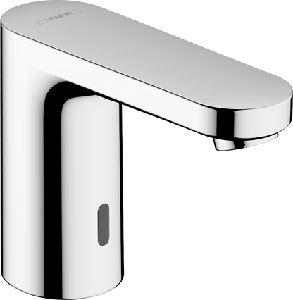 Hansgrohe Vernis Blend Elektronik-Waschtischmischer 100 mit Temperaturvoreinstellung, Batteriebetrieb (chrom)