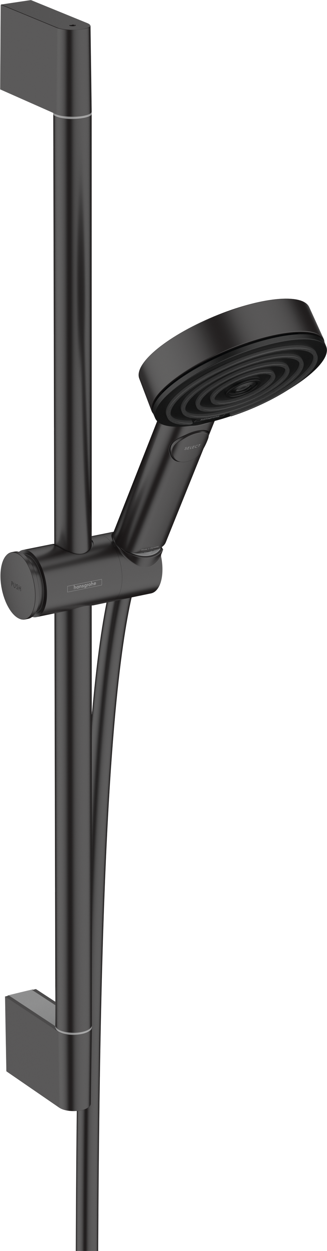 Hansgrohe Pulsify Select S Brauseset 105 3jet Relaxation mit Brausestange 65 cm (mattschwarz)