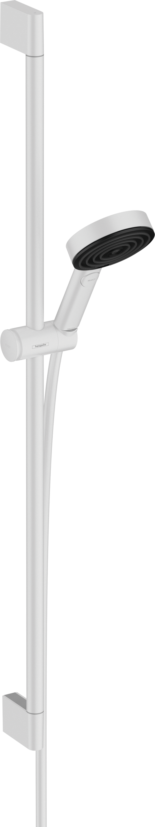 Hansgrohe Pulsify Select S Brauseset 105 3jet Relaxation mit Brausestange 90 cm (mattweiß)