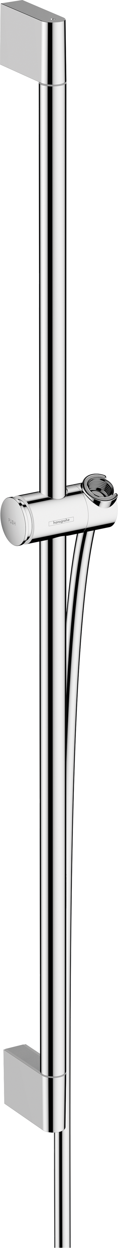 Hansgrohe Unica Pulsify Brausestange 900 mm mit Push Schieber und Brauseschlauch (chrom)