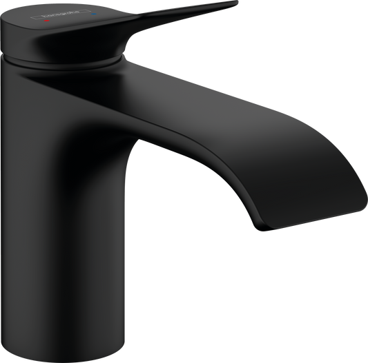 Hansgrohe Vivenis Waschtischmischer 80 ohne Ablaufgarnitur (mattschwarz)