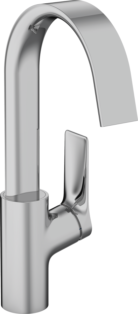 Hansgrohe Vivenis Waschtischmischer 210 mit Schwenkauslauf und Zugstangen-Ablaufgarnitur (chrom)