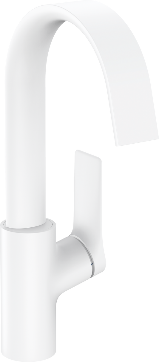 Hansgrohe Vivenis Waschtischmischer 210 mit Schwenkauslauf ohne Ablaufgarnitur (mattweiß)