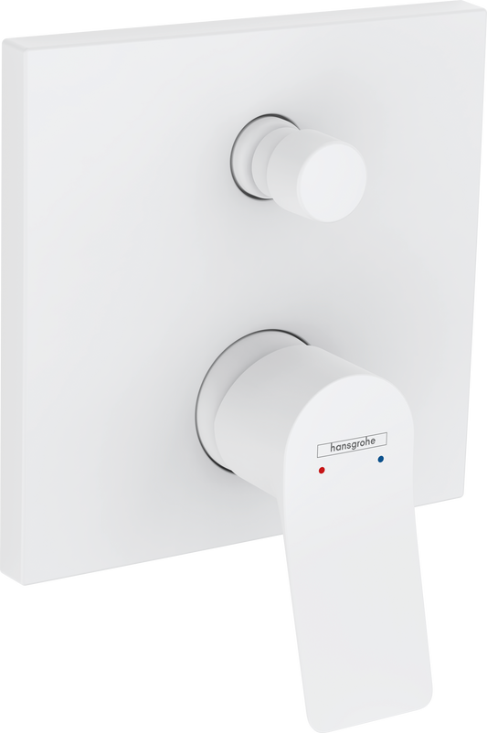 Hansgrohe Vivenis Wannenmischer Unterputz, Fertigset (mattweiß)