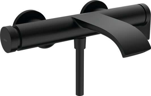 Hansgrohe Vivenis Wannenmischer Aufputz, Ausladung 216 mm (mattschwarz)